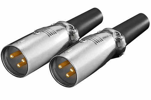 Pol xlr stecker - 2x,