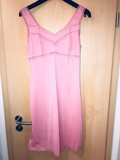 Vintage Unterkleid mit Spitze Nailon (Italien)  Gr.M rosa altrosa  neu