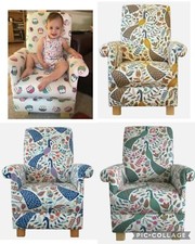 Kinderstühle Pfauen Kindersessel Kinderklein Kinderzimmer Mädchen ockerblau