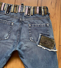 100%ORIG DSQUARED 100 BELTLOOPS DCDC ANTIFIT JEANS GR.46 S/S05 ULTRA RARE