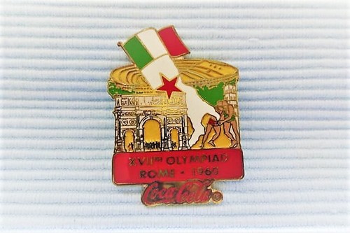 Coca cola olympia - groß, pin