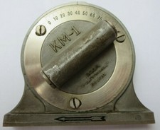 Russisches Clinometer für Artillerie-Geschütze,Typ KM-1 des HKOM, Neigungsmesser