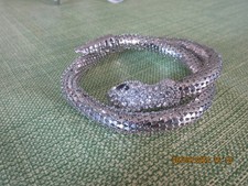 ARMREIF silber Schlange *Modeschmuck *Einheitsgröße