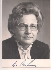 Autogramm Dorothee Wilms Ministerin Bonn Originalunterschrift