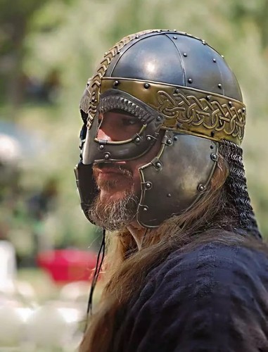 Wikinger wolf helm - wolf,