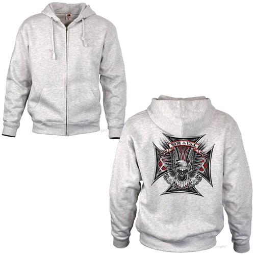 Biker sweatshirt jacke hoodie - biker,