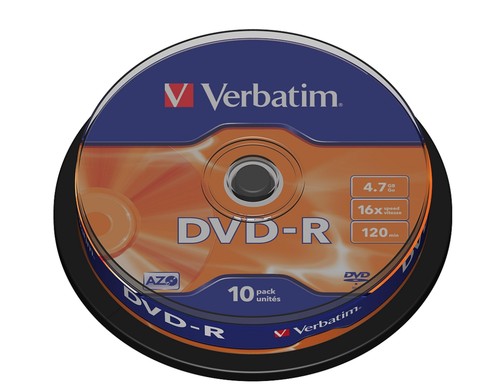 Verbatim dvd azo 7gb - verbatim, 4.7gb