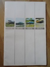 Autoprospekt aus USA (!) 1973 Mercedes-Benz 450 SE SEL 450 SL SLC