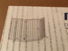 Absperrgitter Hund Kinder 70 cm weiß 