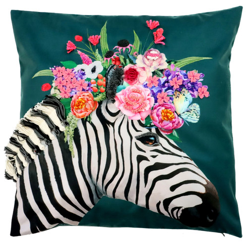 Kissenhülle zebra 45x45 - kissenhülle,