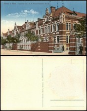 Ansichtskarte riesa kaserne - riesa,