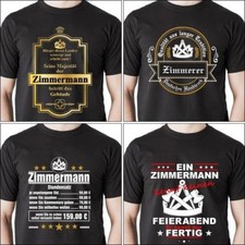 Zunft Zimmerer T-Shirt Zunftsymbol Zimmermann Zünfte Stundensatz Heavy-Shirt