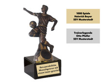 Edle Fußball-Figur, Einzeln