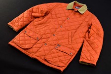Ralph Lauren Stepp Jacke Mantel Chaqueta Trench Coat Vintage VTG Orange Braun M