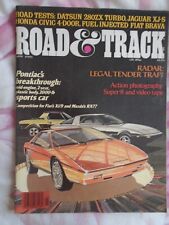 Road & Track May 1981 Datsun
