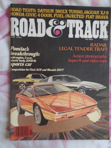 Road track may 1981 datsun - road,