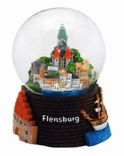 Souvenir Schneekugel Flensburg