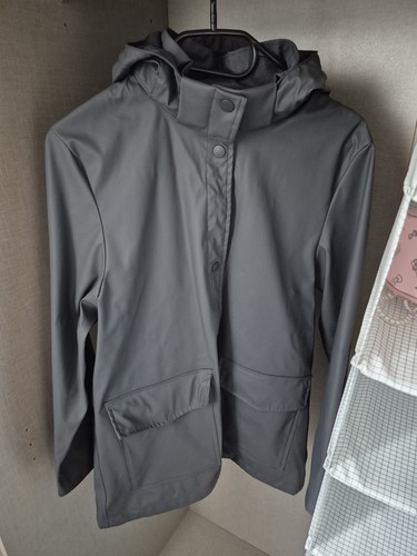 Regenjacke schwarz mantel m - regenjacke, h&m
