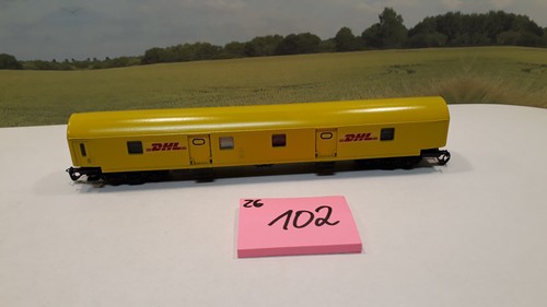 Postwagen dhl gelb art - postwagen,