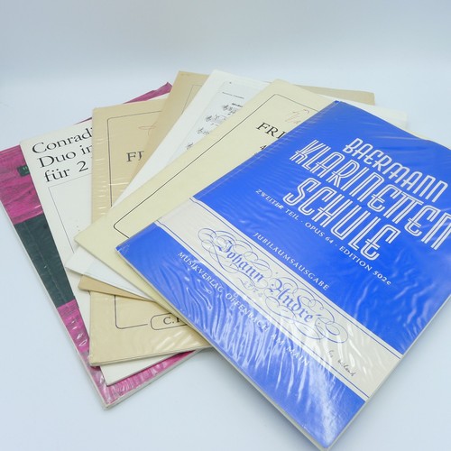 Klarinetten noten konvolut - klarinetten,