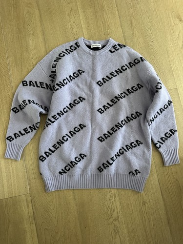 Balenciaga strickpullover lila - balenciaga,