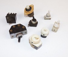 Konvolut alte Schalter An Aus