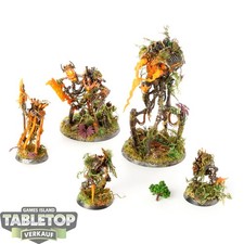 Necrons - 5x Necrons Royal Court - bemalt