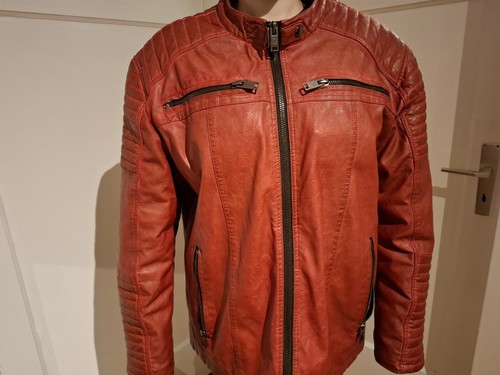 Lederjacke xxxl rot von red - lederjacke,