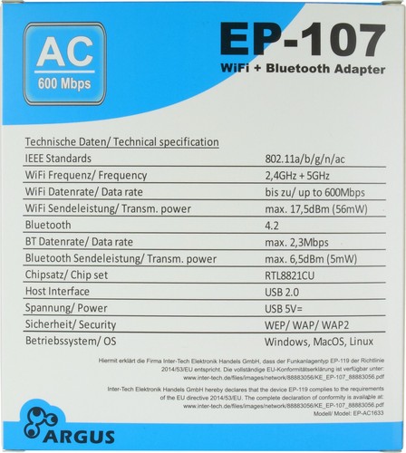 Argus 107 fi - nt, wi-fi