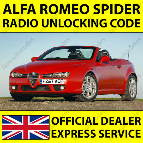 Alfa romeo spider autoradio - romeo,