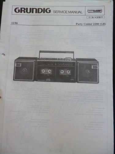 Original service manual - original,