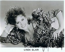 Linda Blair - original signiertes Großfoto mit COA
