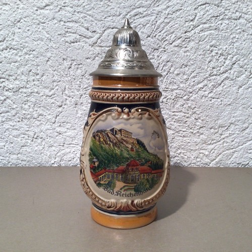 Steingut bierkrug mit - bierkrug,