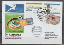 Lufthansa Erstflug  A380 Johannesburg - Frankfurt LH 2010F am 7.6.2010 -