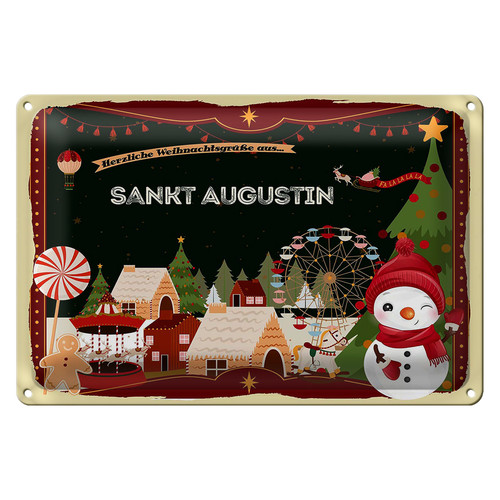 Blechschild weihnachten - blechschild,