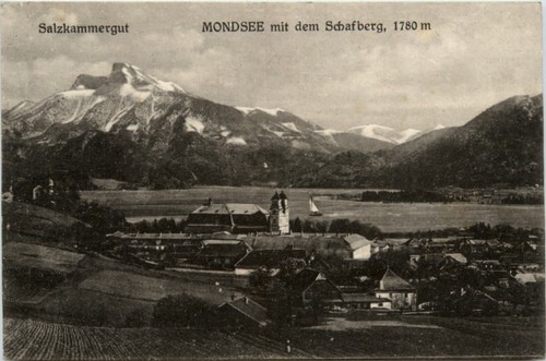 Mondsee mit dem - , schafberg