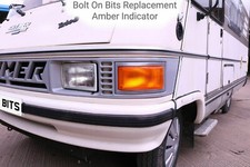 Paar vordere gelbe Blinker für Hymer A Klasse Wohnmobil B544 B534 B584