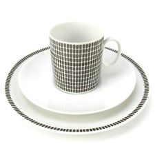 Thomas Porzellan Kaffeegedeck Serie Medaillon Onyx Hans Theo Baumann Design