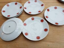 6 Kuchenteller Mitterteich Tee Kaffee Porzellan Geschirr Service 70er Vintage Re