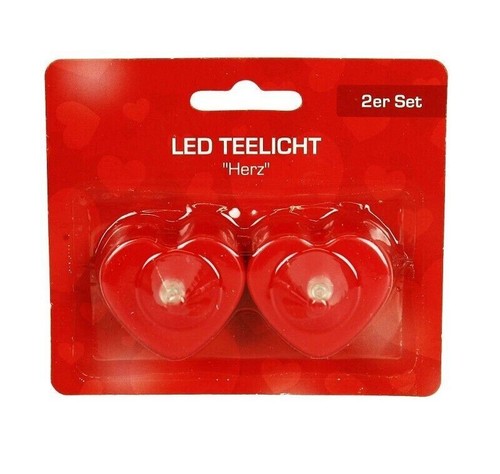Led teelicht herz - teelicht, "herz"