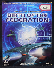 Star Trek Birth of the Federation - BIG BOX - Windows PC - Handbuch - CLEAN DISC