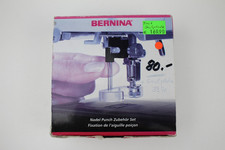 Original Bernina Nadel Punch Zubehör Set + Stichplatte Punchwork Tool