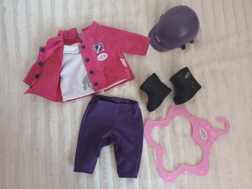 Baby born reiterset jacke mit - born,
