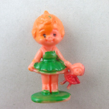 ALTFIGUREN + MÄDCHEN mit PUPPE / HAARFARBE im GESICHT ohne SOCKEN + TOP RAR ORI