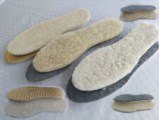 Warme  Filz-Lammfell/Lammflor Winter Einlegesohlen Schuheinlagen Filzsohlen