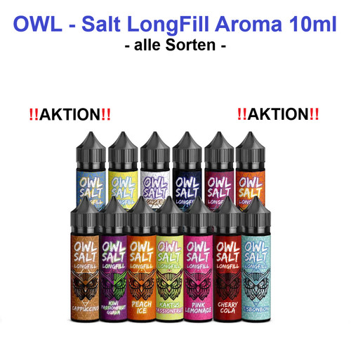 Owl salt longfill 10ml aroma - salt,