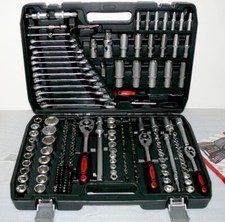 WS-SS216 Werkzeug Steckschlüssel Bits Set 216Tlg Ratsche 1/2" 1/4" 3/8" Zoll CH