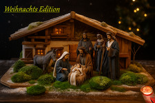 3× Lebendes Naturmoos – Krippen & Dioramen – Komposition in 9 cm Petrischale