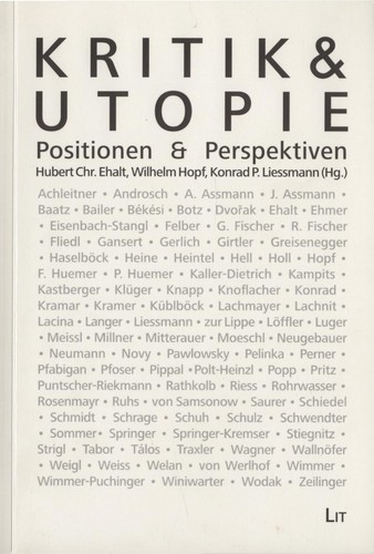 Kritik utopie positionen - &, &