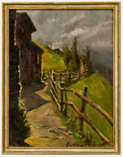 Deutsche Schule Mitte Des 20. Jahrhunderts Öl - Chaletweg. Ernst Ludwig Kirchner